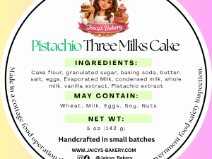Tres Leches Pistachio (5oz)