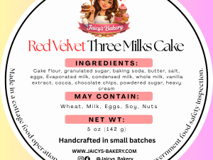 Tres Leches Red Velvet (5oz)