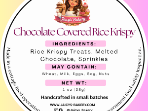 Chocolate Covered Rice Krispy (a dozen)