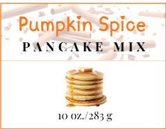 Pumpkin Spice Pancake Mix