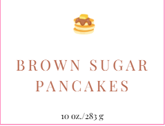 Brown Sugar Pancake Mix