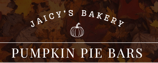 Pumpkin Pie Bars - Dozen